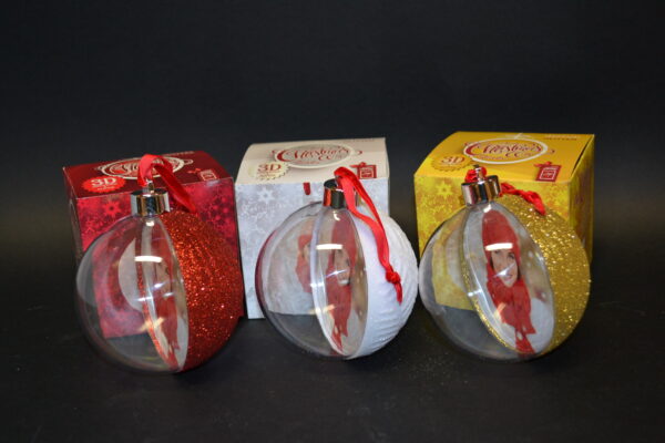 PALLINA 3D GLITTER 10x10