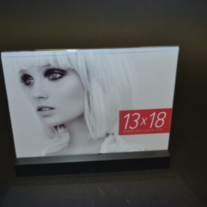 CORNICE PLEXIGLASS BASE NERA 13 X 18