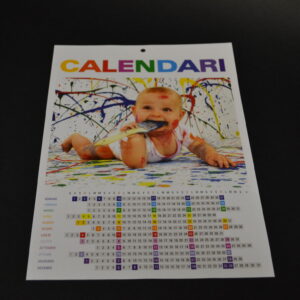 CALENDARIO ANNUALE A4 PLASTIFICATO