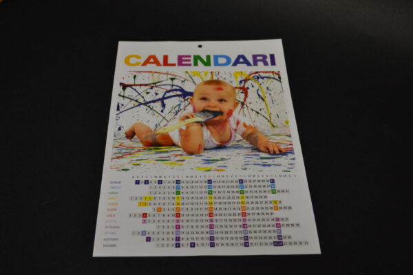 CALENDARIO ANNUALE A4 PLASTIFICATO