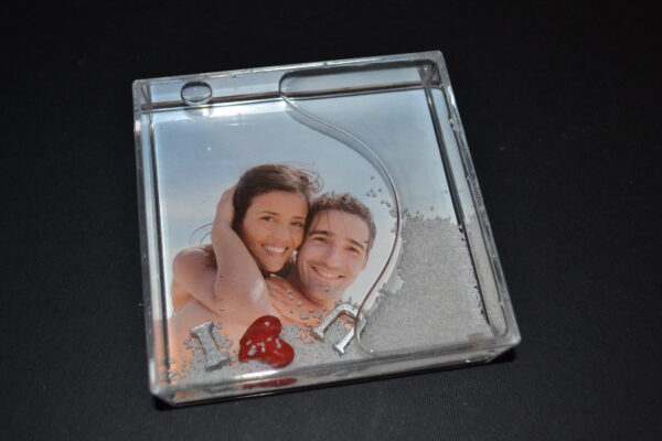 PORTAFOTO NEVE I LOVE YOU - immagine 2