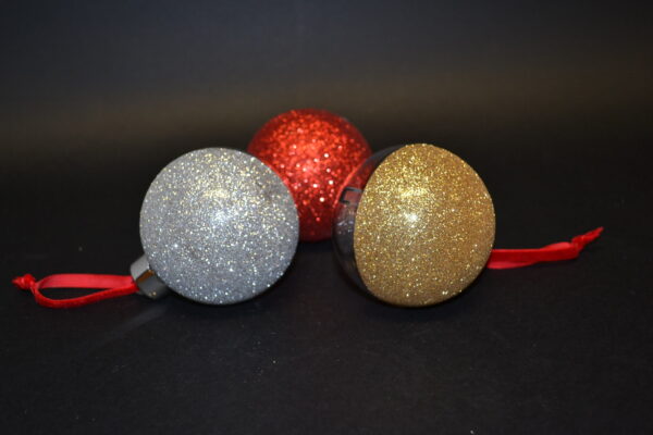 PALLINA ORO ARGENTO ROSSO 8x8 - immagine 2
