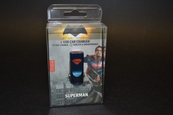 USB CAR CHARGER SUPERMAN