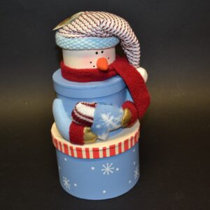 SCATOLA PUPAZZO NEVE