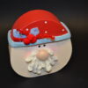 SCATOLA BABBO NATALE ROSSO