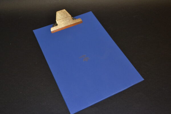 PORTABLOCCO BLU - CLIP BLOCK FOLDER A4