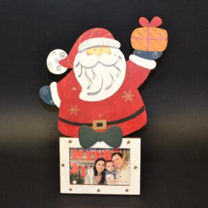 CORNICE BABBO NATALE LEGNO