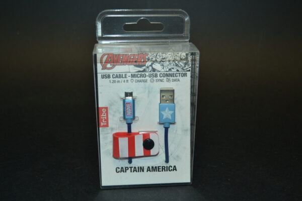 USB CABLE MICRO USB CAPTAIN AMERICA