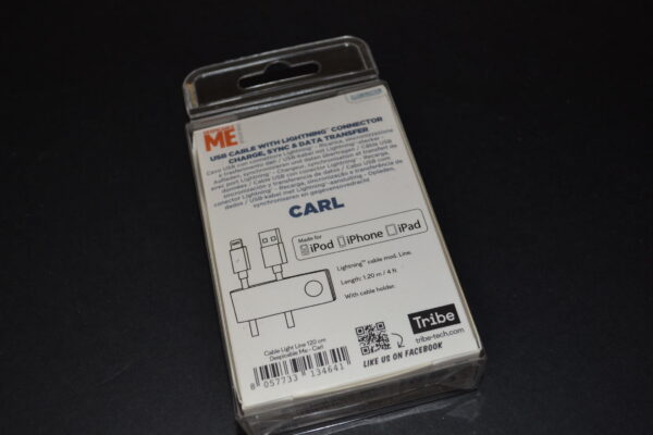 USB CABLE LIGHTNING CONNECTOR CARL - immagine 2