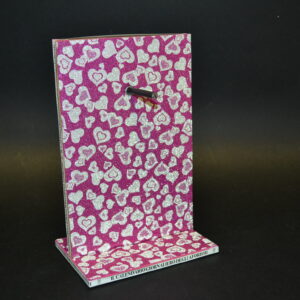 SUPPORTO CALENDARIO GLITTER CUORI