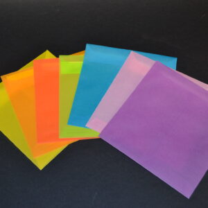 BUSTE COLORATE SEMI-TRASPARENTI 16x16