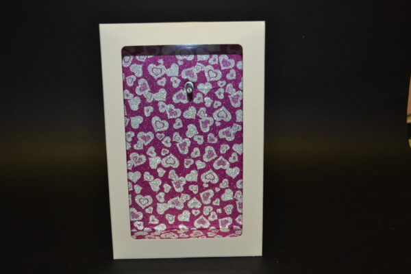 SUPPORTO CALENDARIO GLITTER CUORI - immagine 2