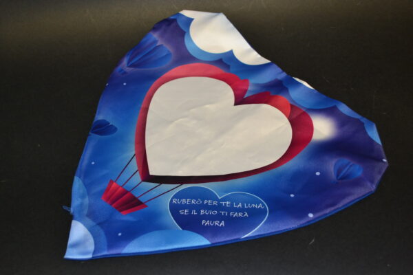 CUSCINO CUORE BLU