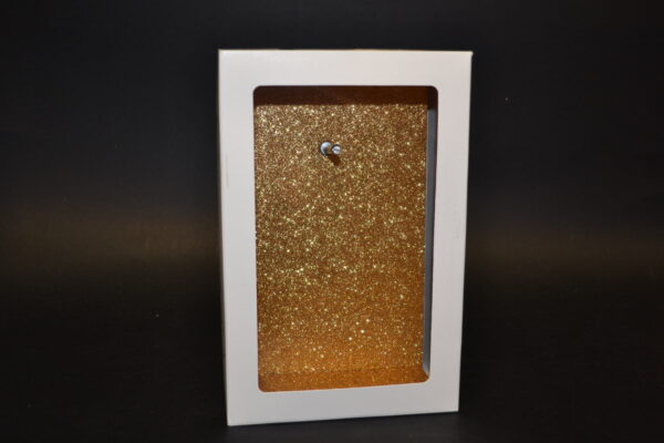 SUPPORTO CALENDARIO GLITTER ORO - immagine 2