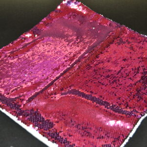 CUSCINO CON PAILLETTES FUCSIA