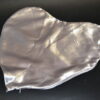 CUSCINO RASO CUORE ARGENTO - immagine 2