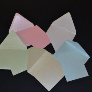 BUSTE PERLATE CON BIGLIETTO 6x8