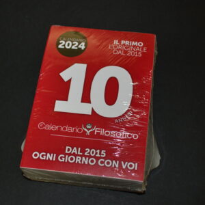 CALENDARIO FILOSOFICO 2024 - A6 con supporto in cartone