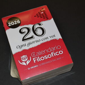 CALENDARIO FILOSOFICO 2026 - A6 con supporto in cartone