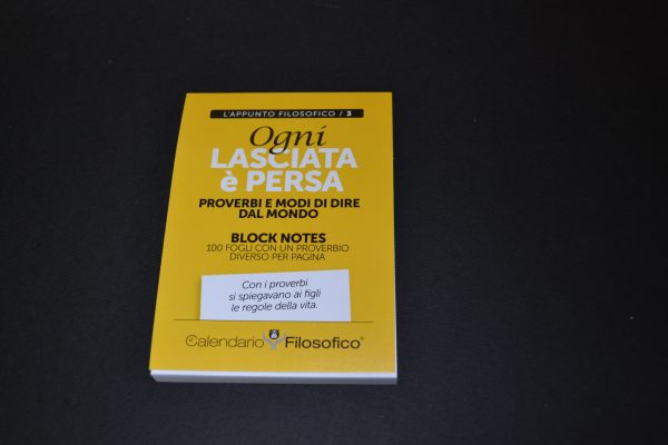 BLOCK NOTES FILOSOFICO Blocco Note Appunti Taccuino - immagine 4