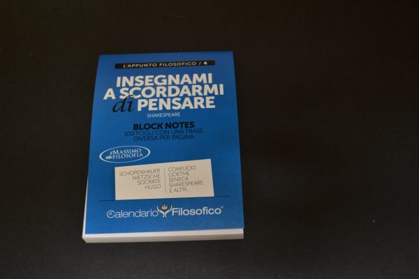 BLOCK NOTES FILOSOFICO Blocco Note Appunti Taccuino - immagine 5