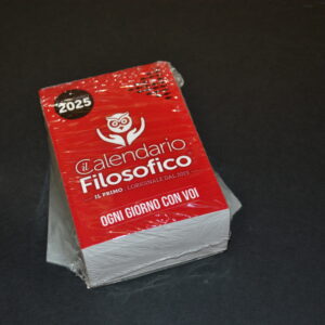 CALENDARIO FILOSOFICO 2025 - A7 con supporto in cartone