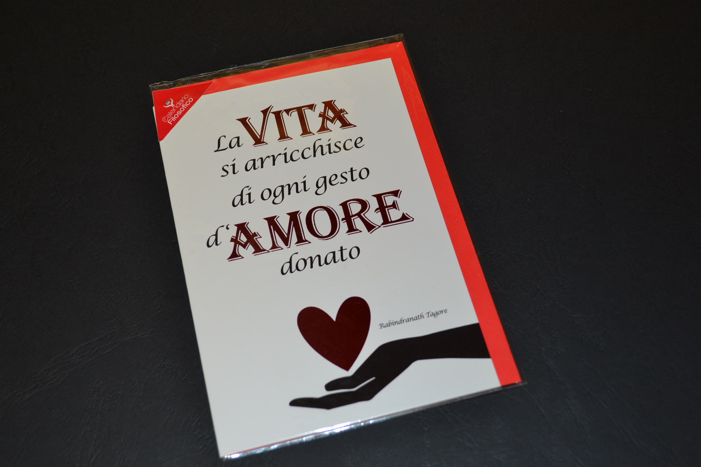 BIGLIETTO AUGURI FILOSOFICO Vita e Amore