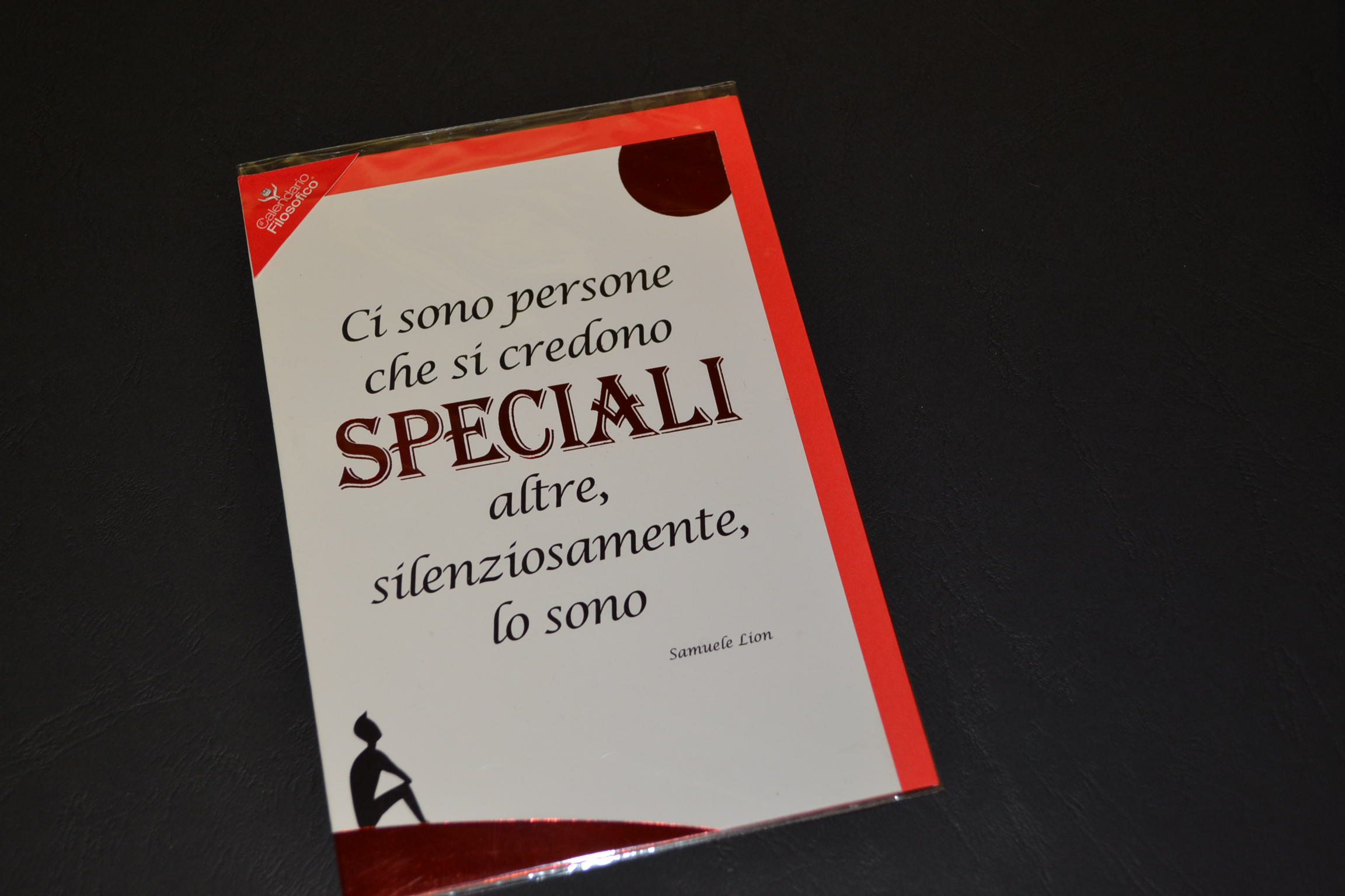 BIGLIETTO AUGURI FILOSOFICO Persone Speciali